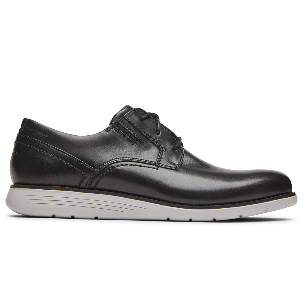 Rockport Finskor Herr Svarta - Total Motion Sport Plain Toe - XNWPE9186